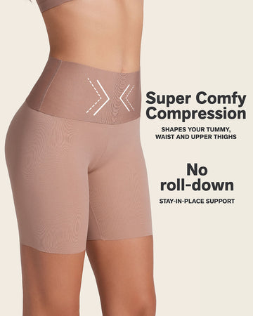 Stay-In-Place Seamless Shapewear Shorts