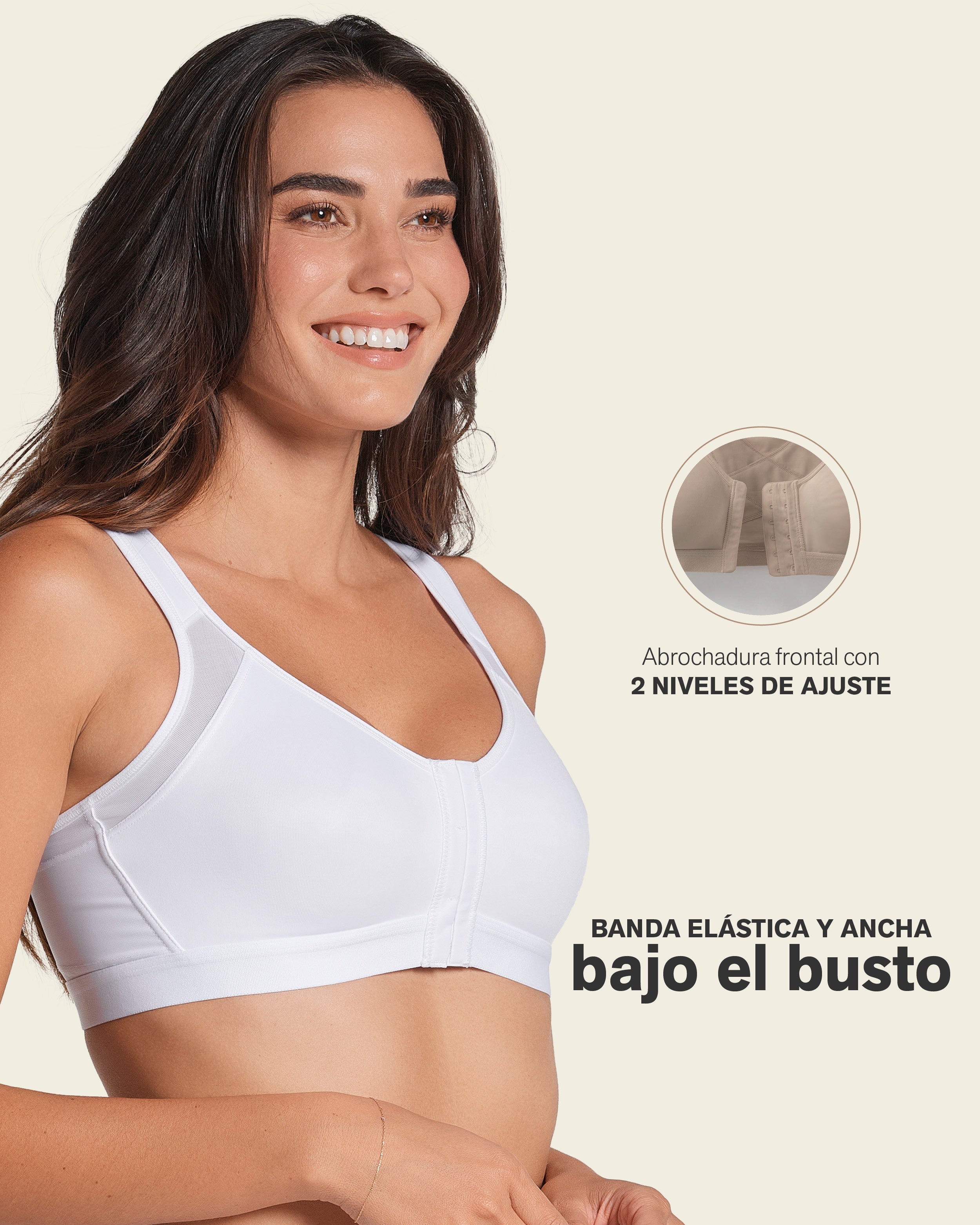 Unlined Wireless Posture Corrector Bra