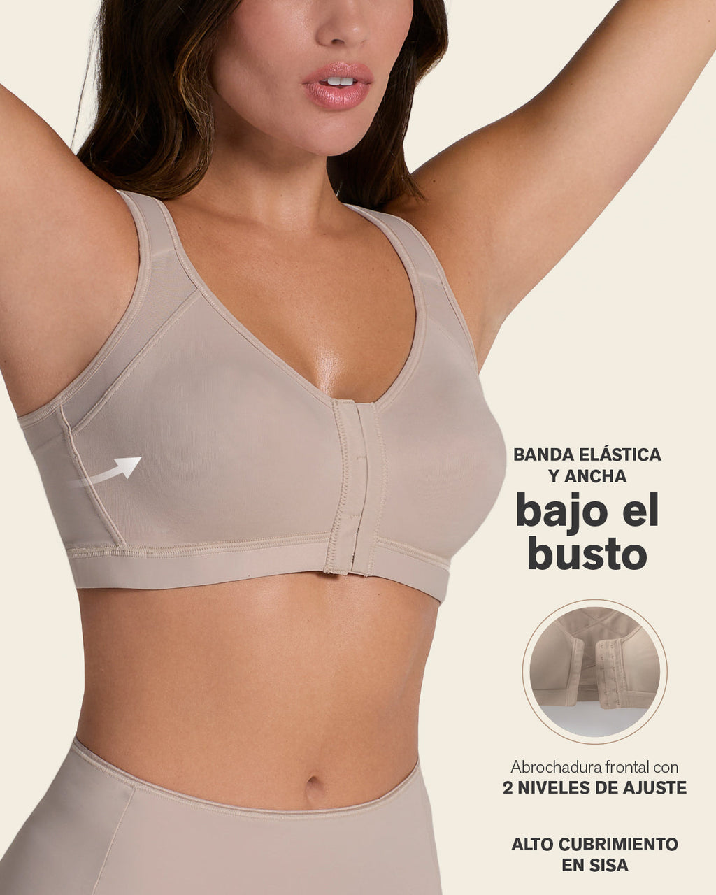 Unlined Wireless Posture Corrector Bra