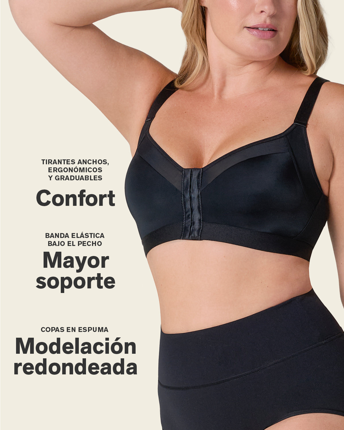 Lightly Lined Wireless Posture Corrector Bra