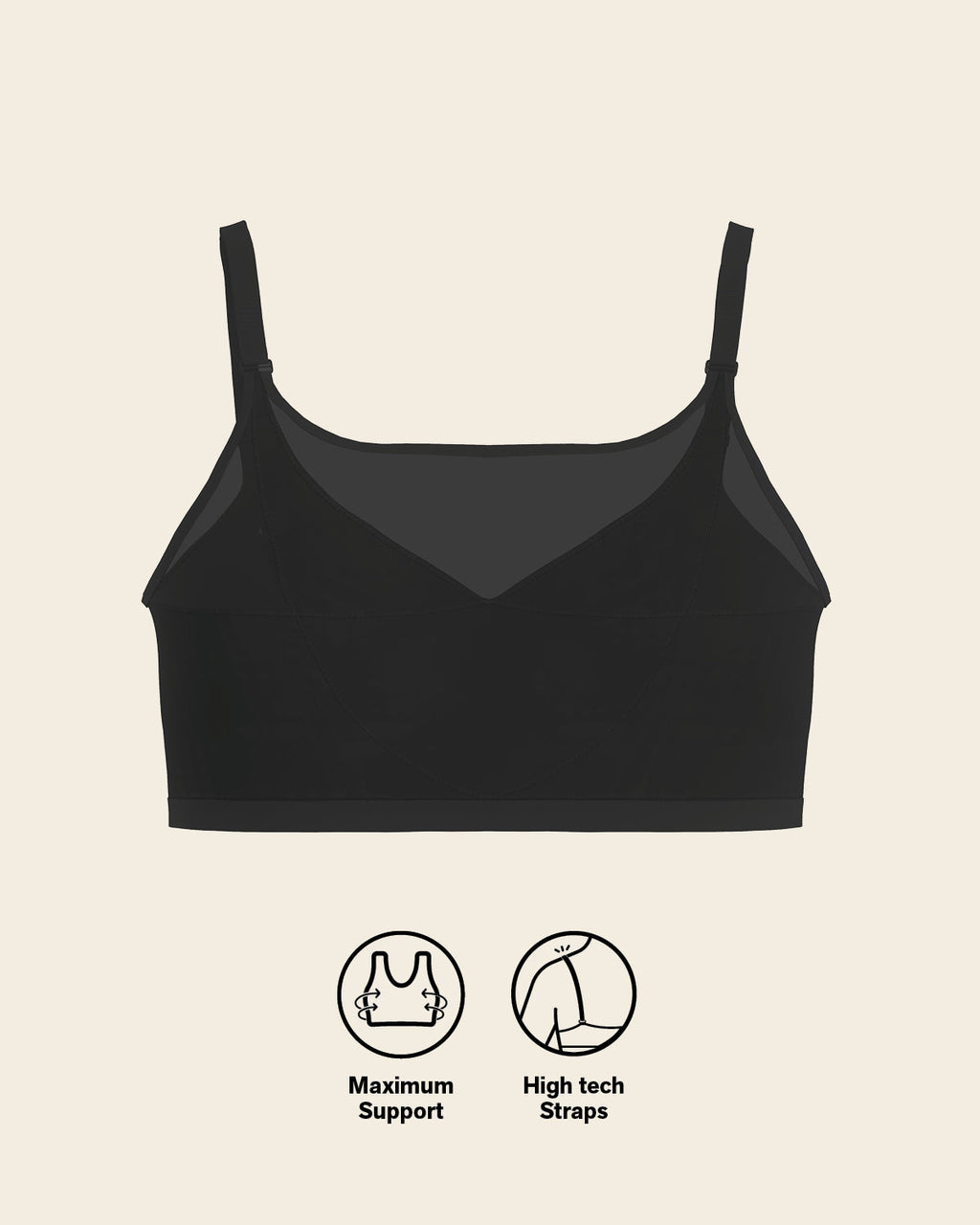 Lightly Lined Wireless Posture Corrector Bra