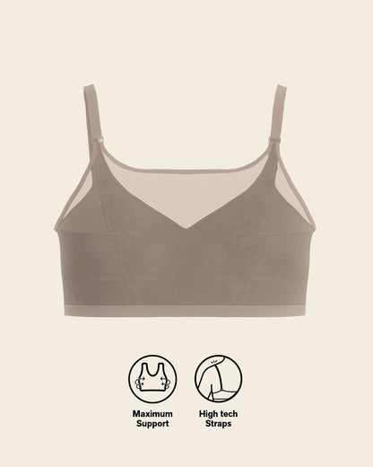 Lightly Lined Wireless Posture Corrector Bra