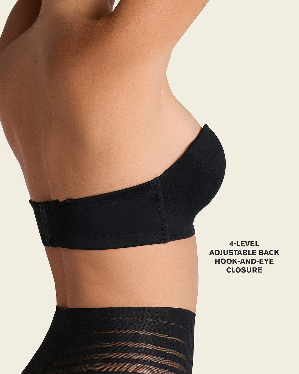 Triple Push-Up Strapless Bra