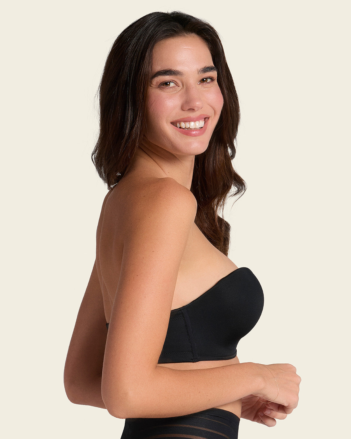 Triple Push-Up Strapless Bra