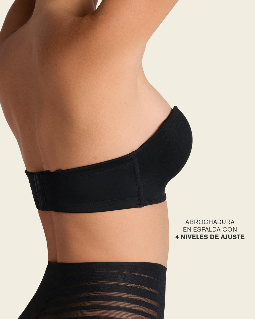 Triple Push-Up Strapless Bra