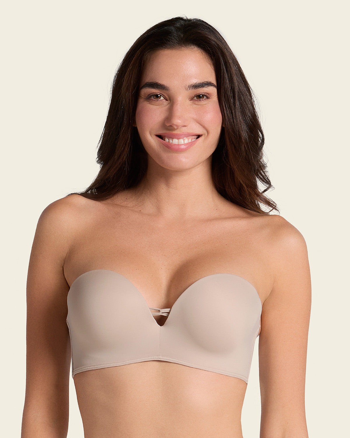 Triple Push-Up Strapless Bra