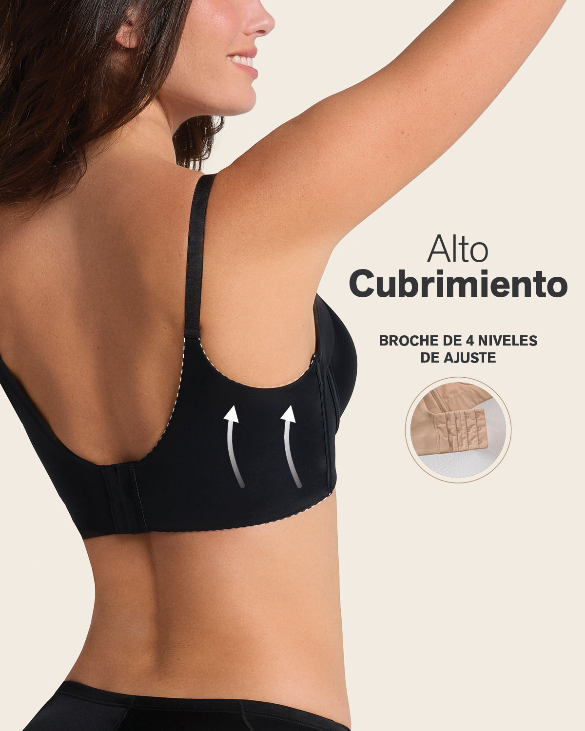 Back Smoothing Bra with Soft Full Coverage Cups