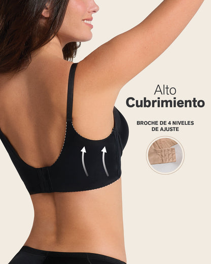 Back Smoothing Bra with Soft Full Coverage Cups