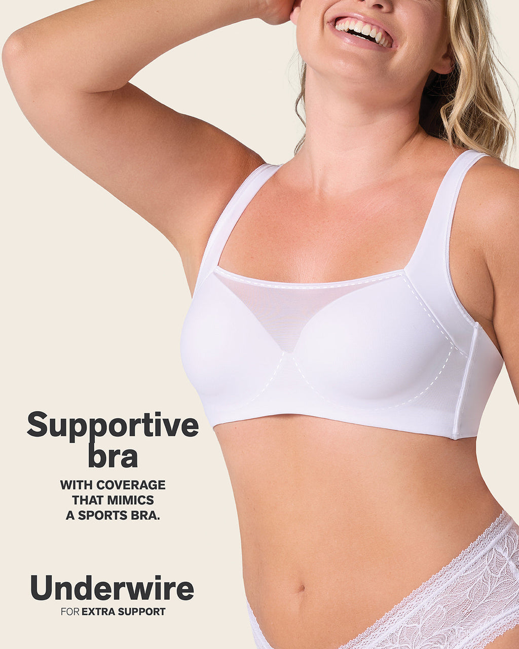 2-Pack Smart Fusion Mesh Front Contouring Bras