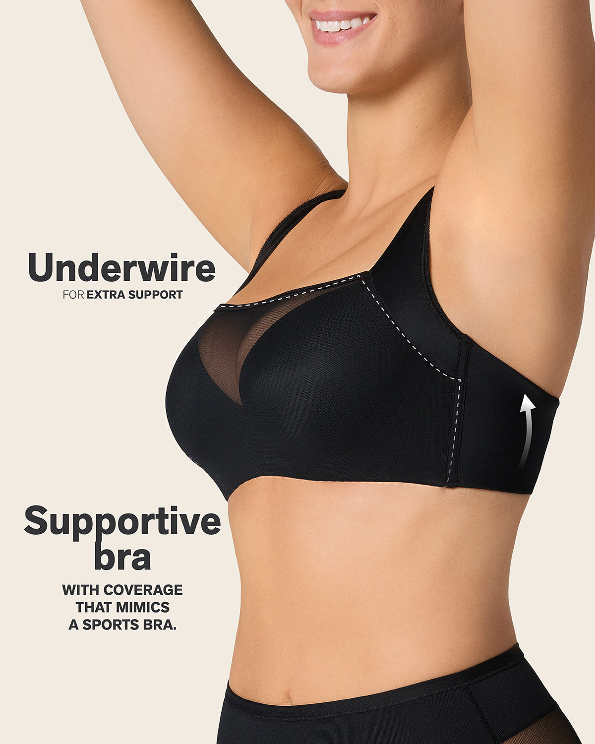 2-Pack Smart Fusion Mesh Front Contouring Bras
