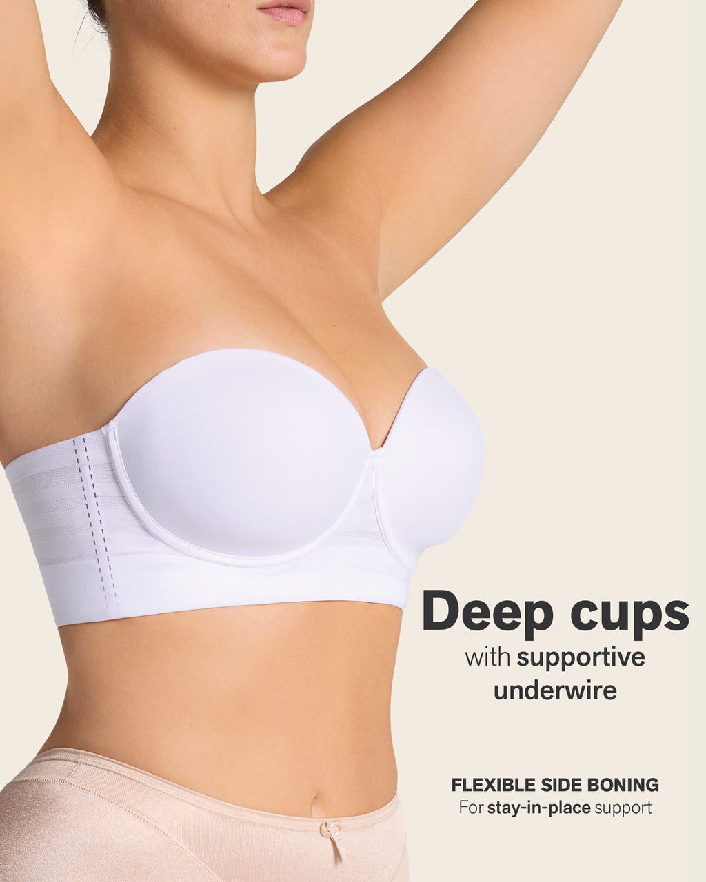 Strapless Bra with Underwire