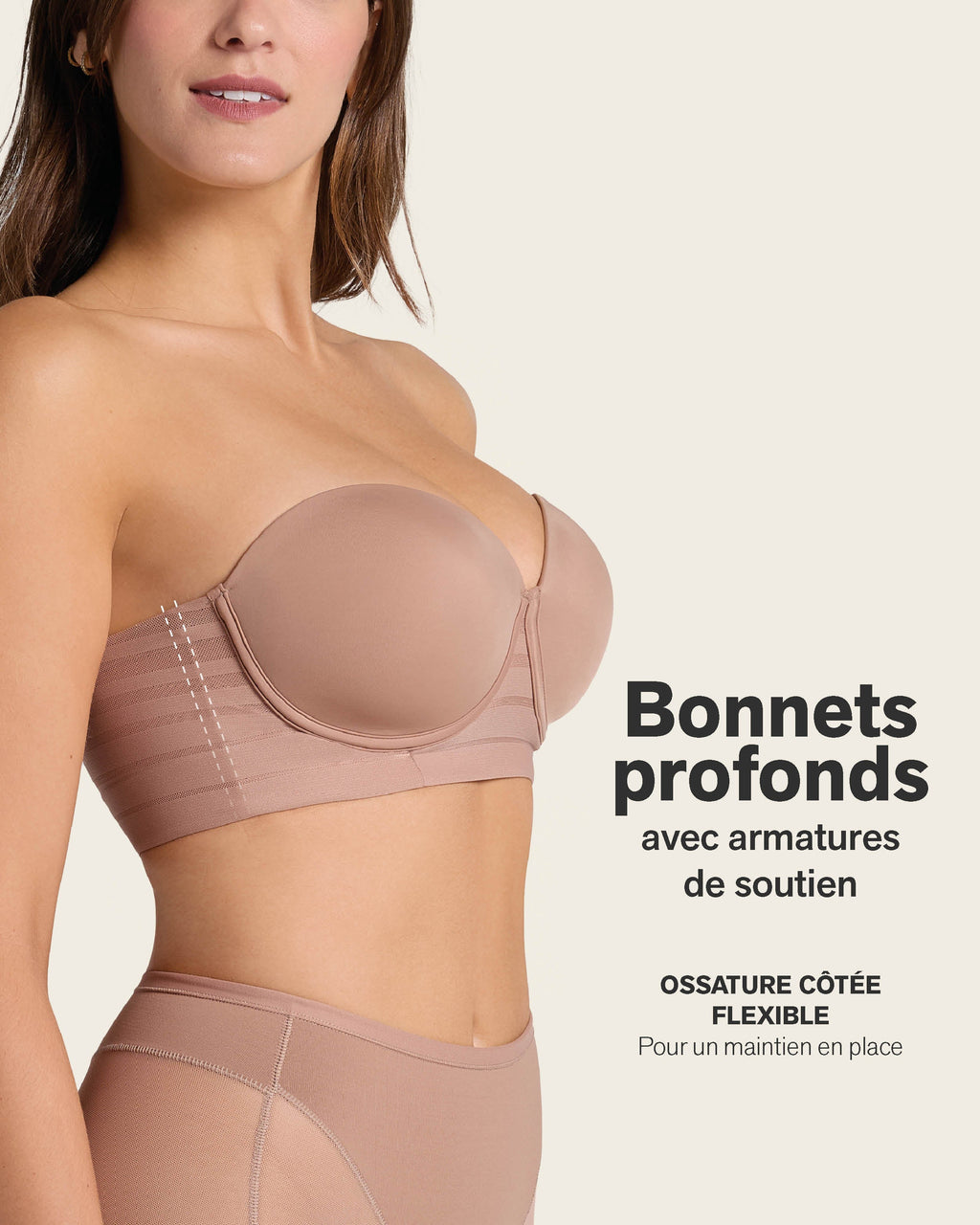 Strapless Bra with Underwire