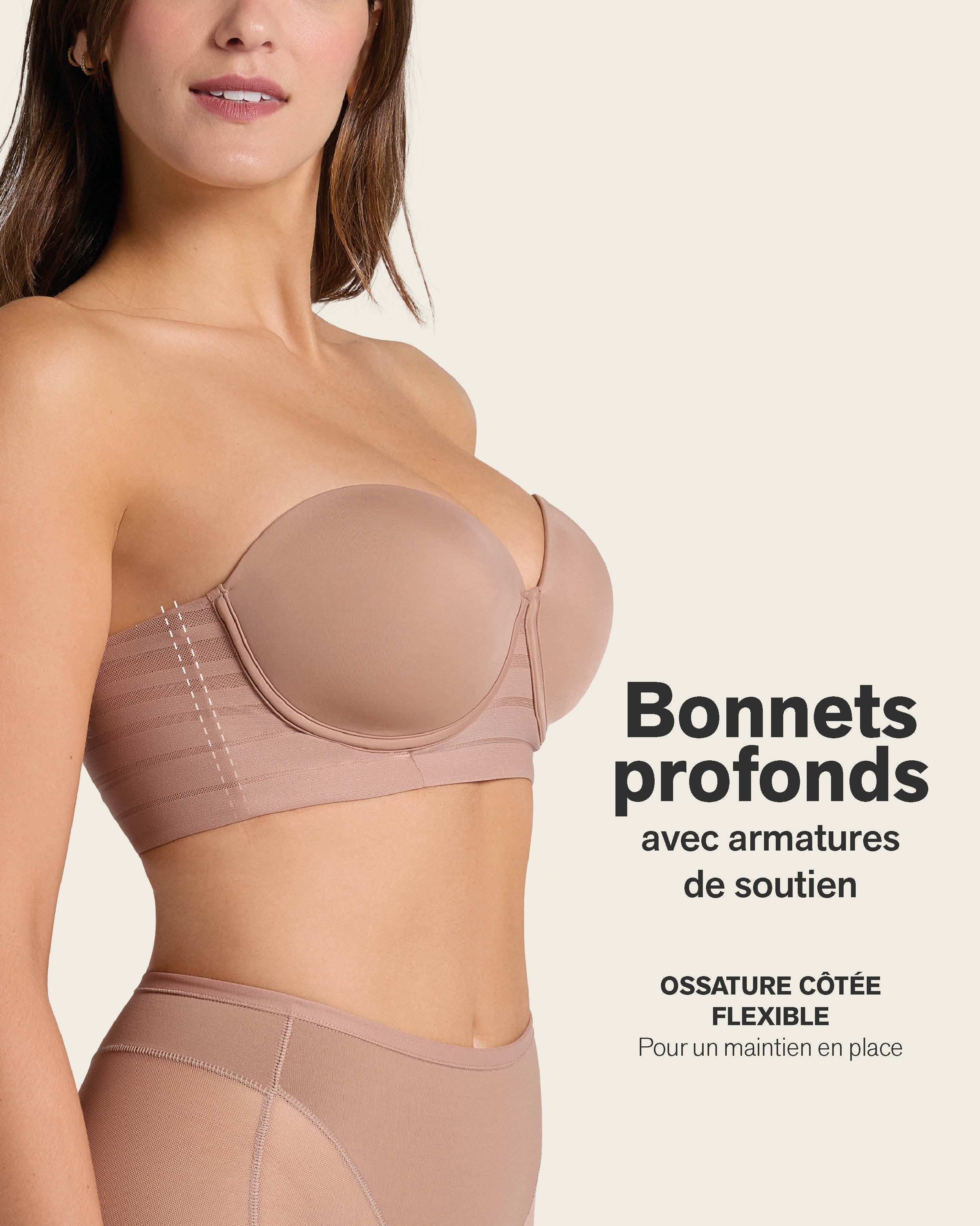 Strapless Bra with Underwire