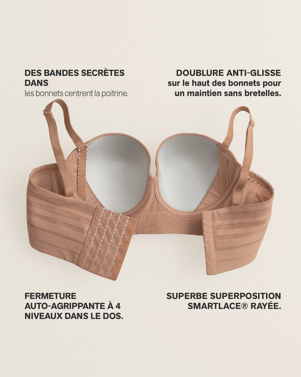Strapless Bra with Underwire