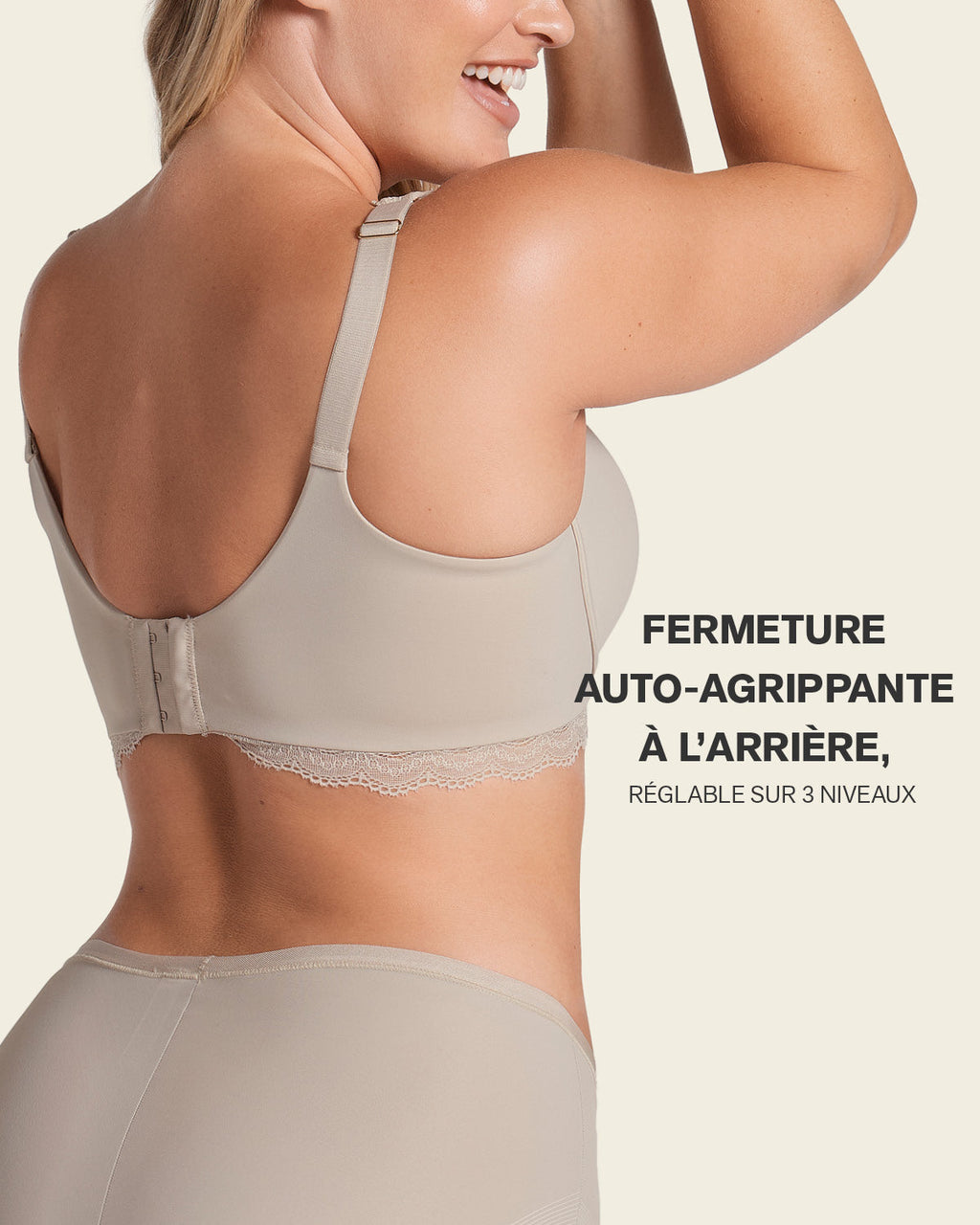 Deep Coverage Soft Lightly-Lined Lace Underwire Bra