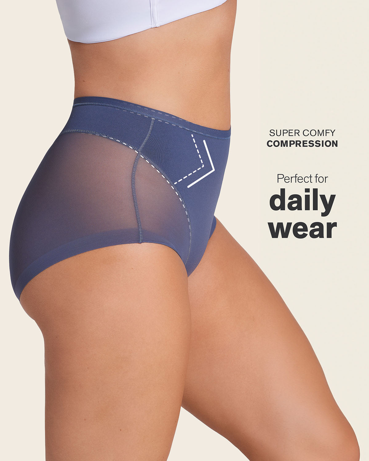 2-Pack Truly Undetectable Comfy Shaper Panties