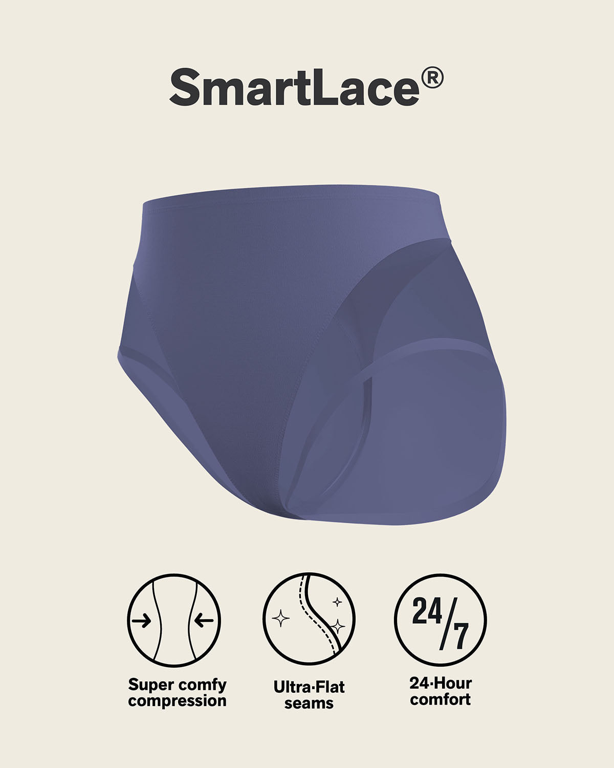 2-Pack Truly Undetectable Comfy Shaper Panties