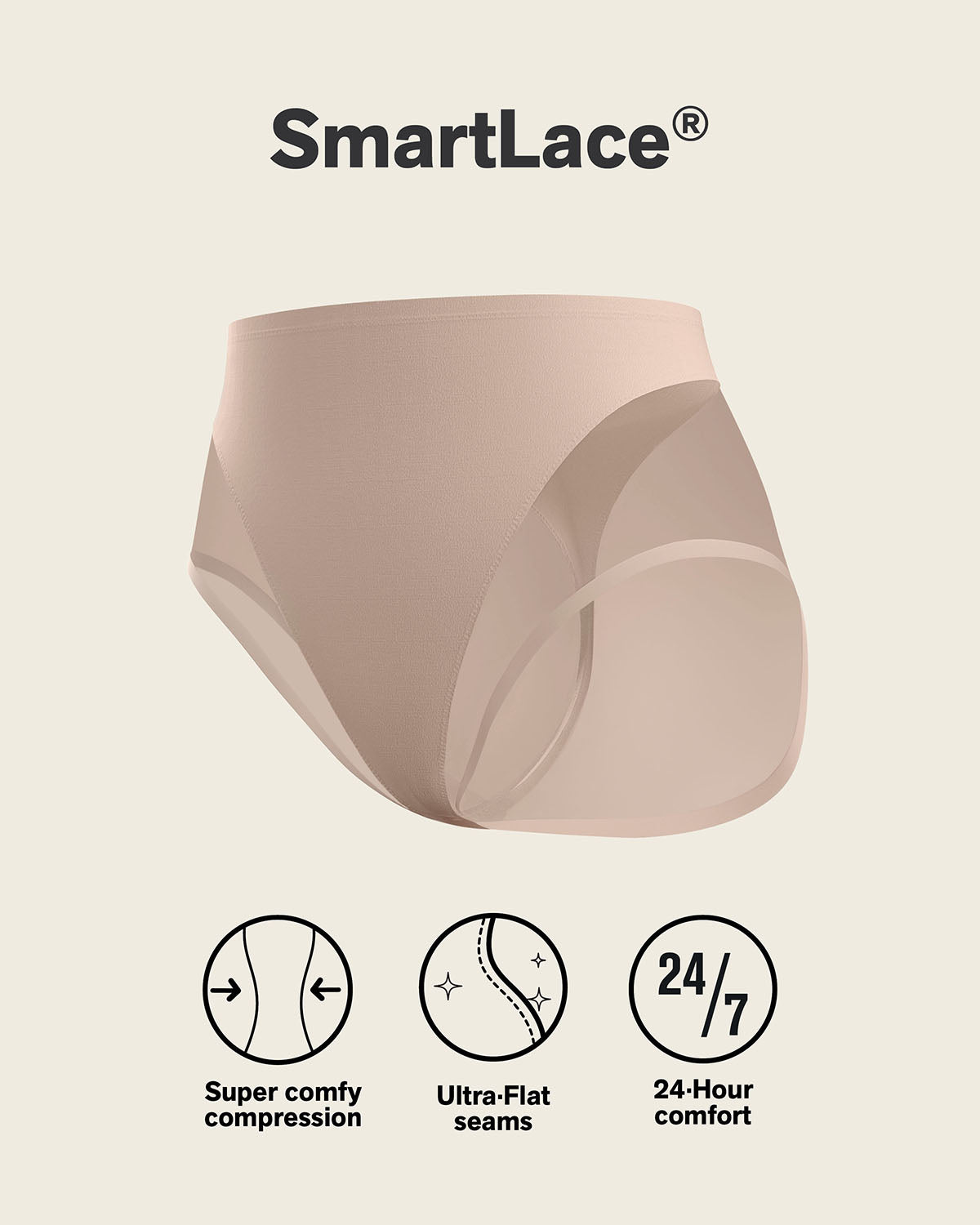 2-Pack Truly Undetectable Comfy Shaper Panties