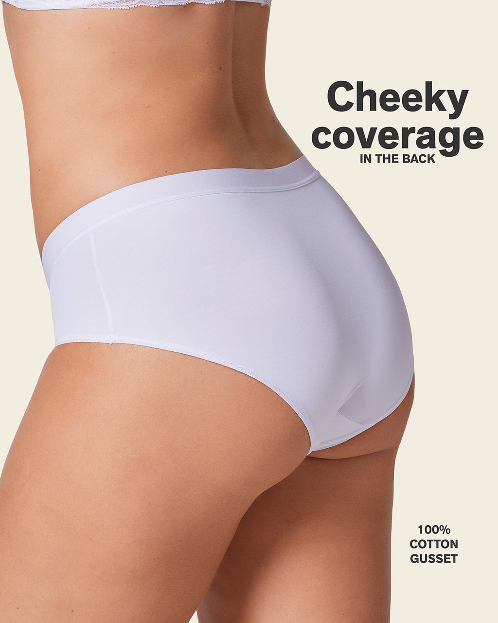 Semi Low-Rise Smooth Hiphugger Panty