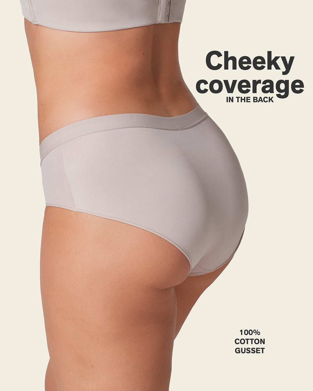 Semi Low-Rise Smooth Hiphugger Panty