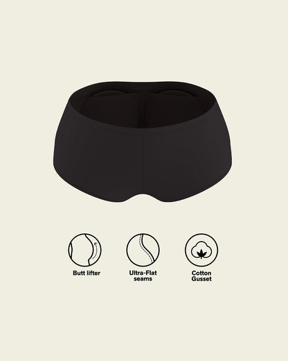 PadUp Panty & PadUp Short in Black and Nude