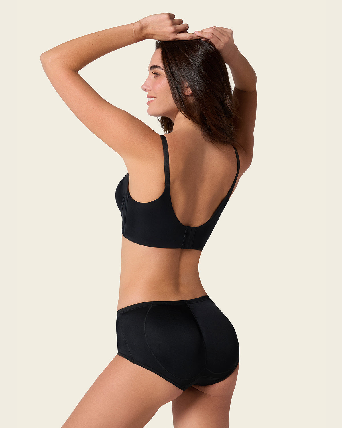 PadUp Panty & PadUp Short in Black and Nude