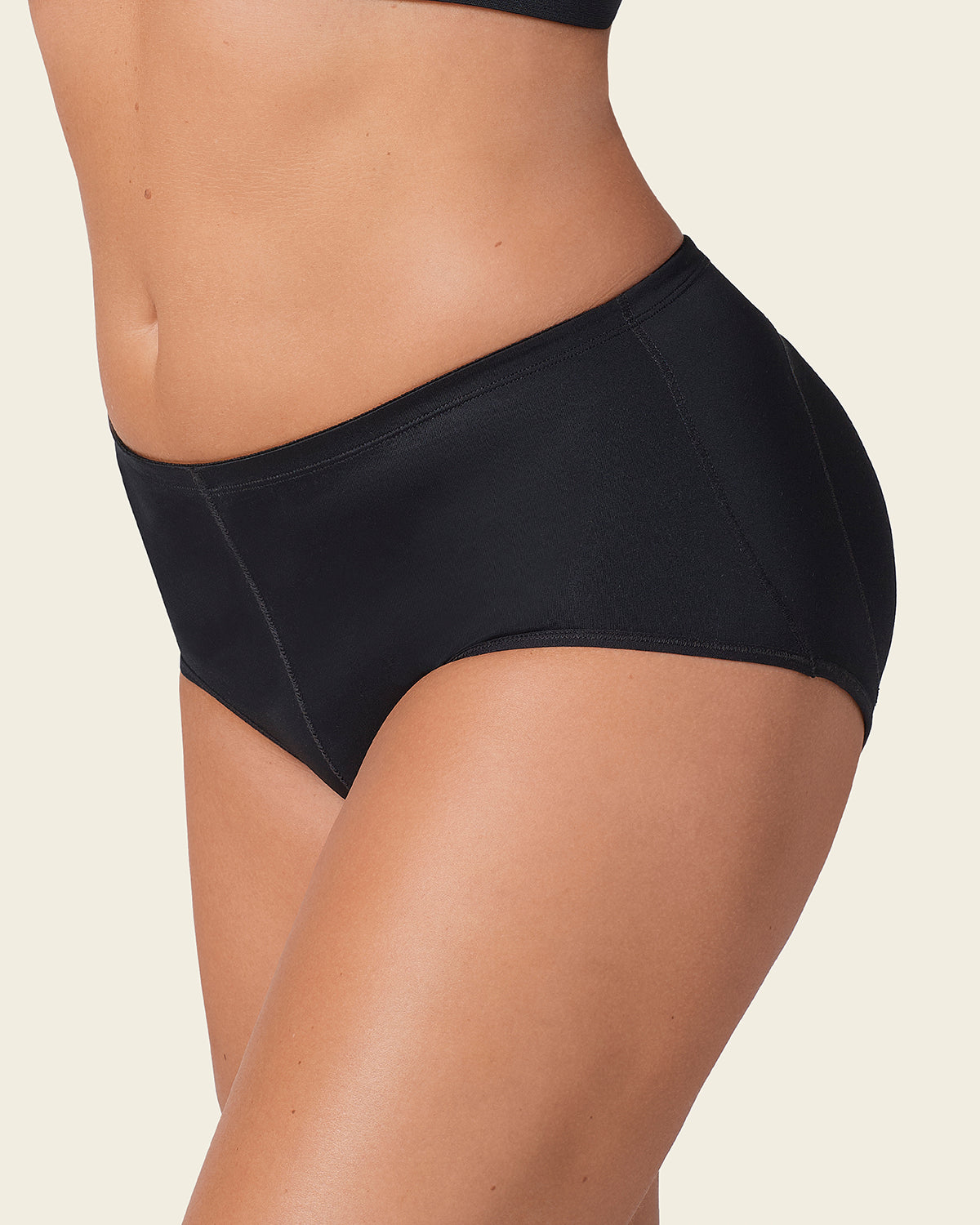 PadUp Panty & PadUp Short in Black and Nude