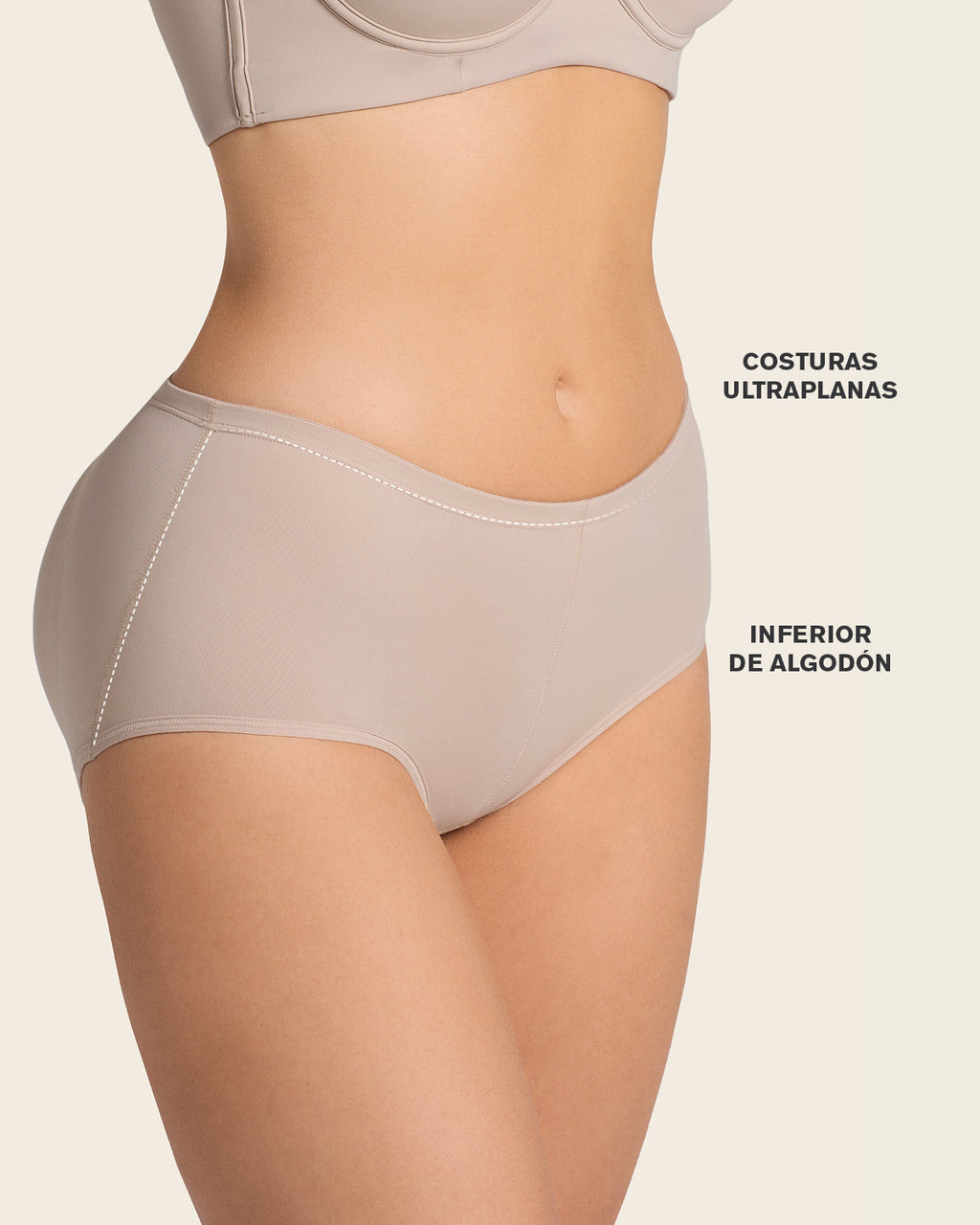 PadUp Panty & PadUp Short in Nude