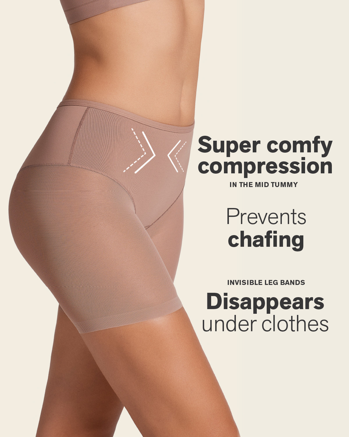 2-Pack Truly Undetectable Sheer Shaper Shorts