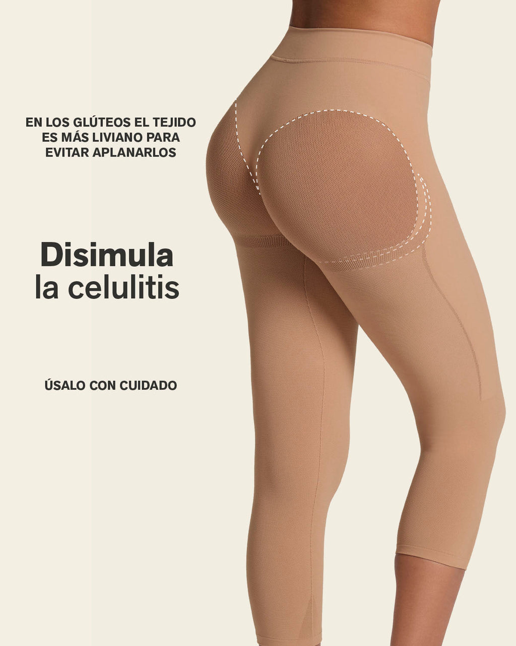 PowerStay Short + SmartShape Capri in Golden Beige