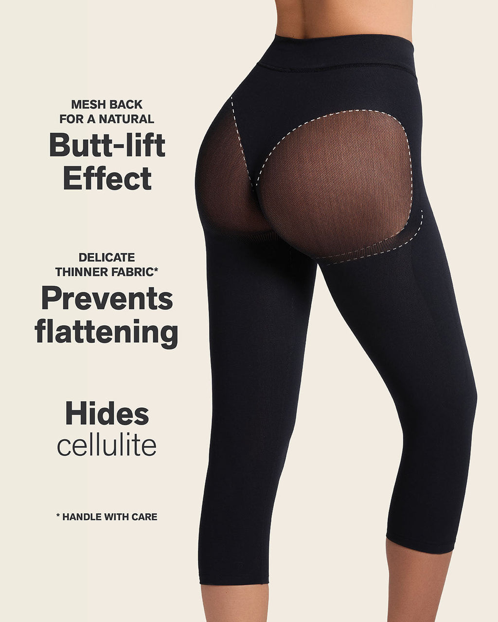 PowerStay Short + SmartShape Capri in Black