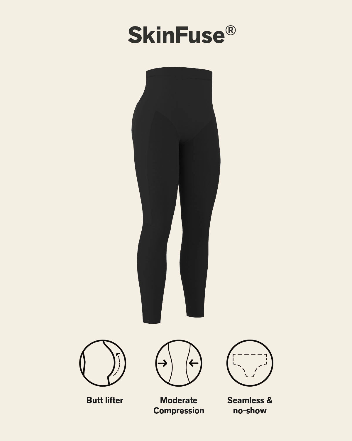 PowerStay Short + SmartShape Capri in Black
