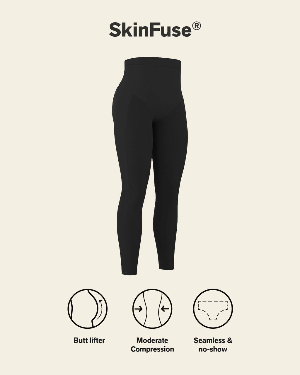 Invisible High-Waisted Capri Shaper
