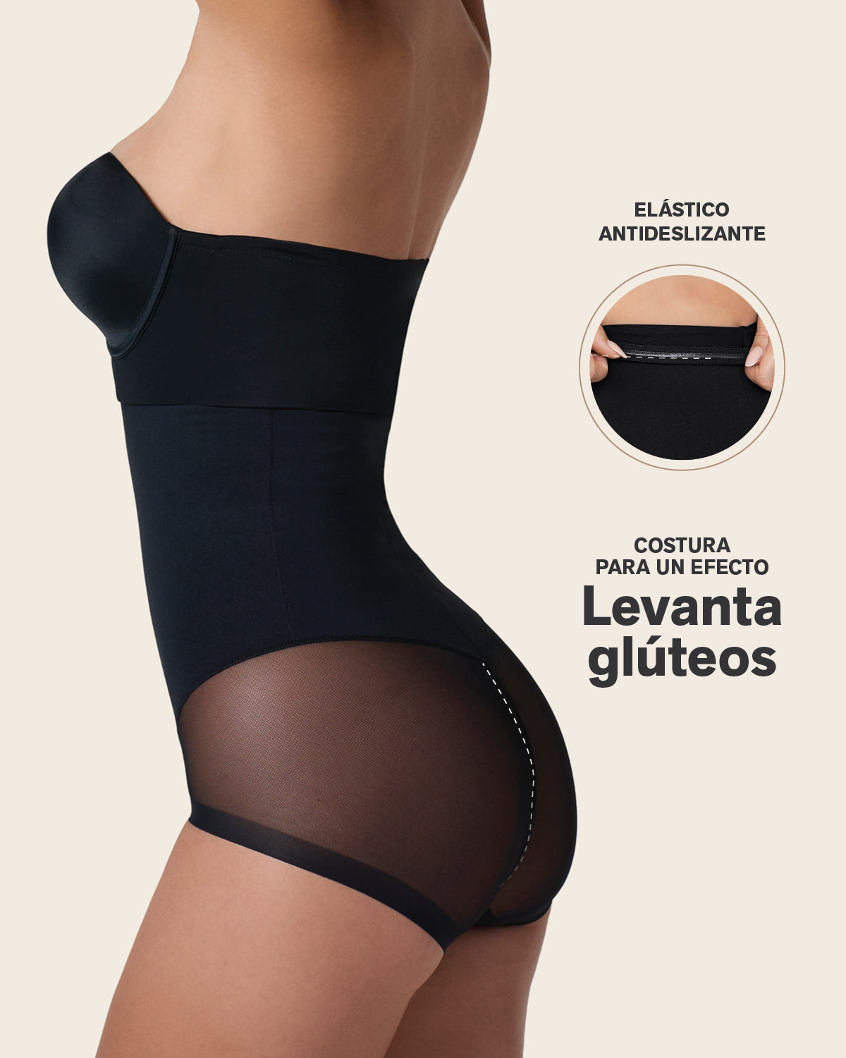 Extra High-Waisted Sheer Bottom Sculpting Shaper Panty