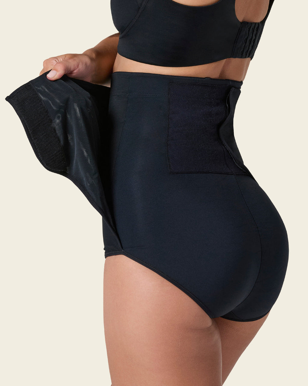Firm Compression Post Surgical Panty w/ Adjustable Belly Wrap