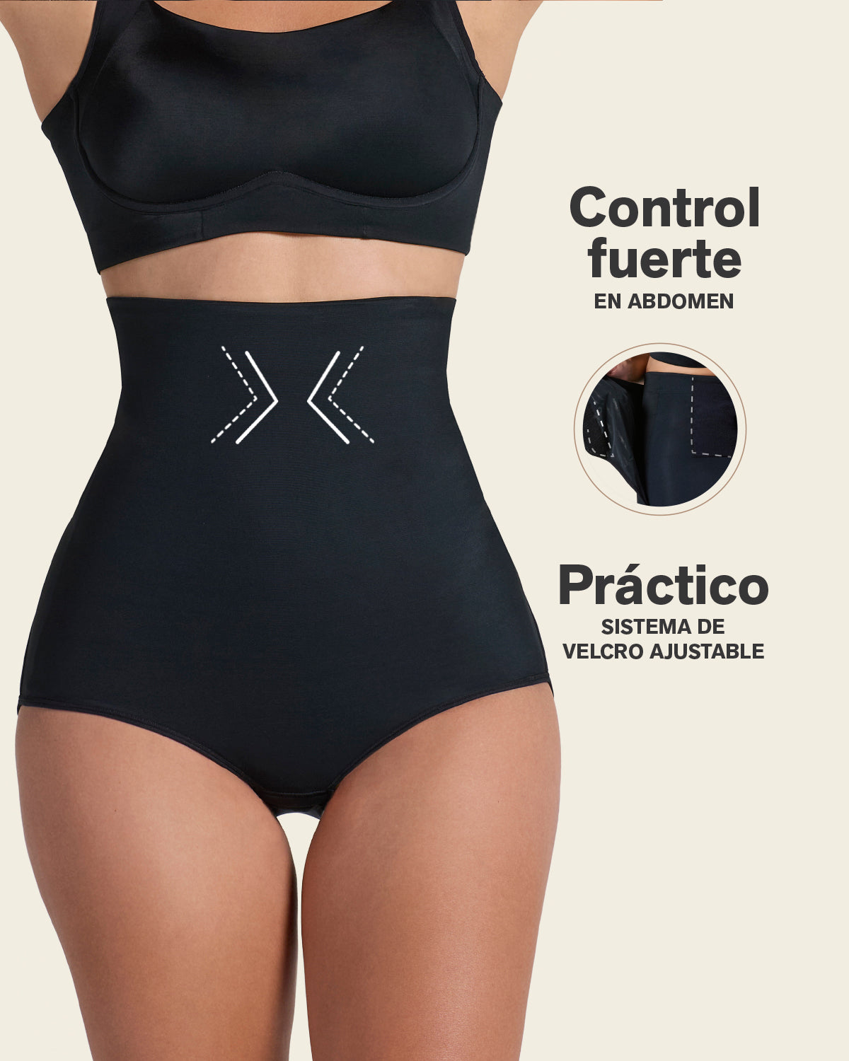 Firm Compression Post Surgical Panty w/ Adjustable Belly Wrap
