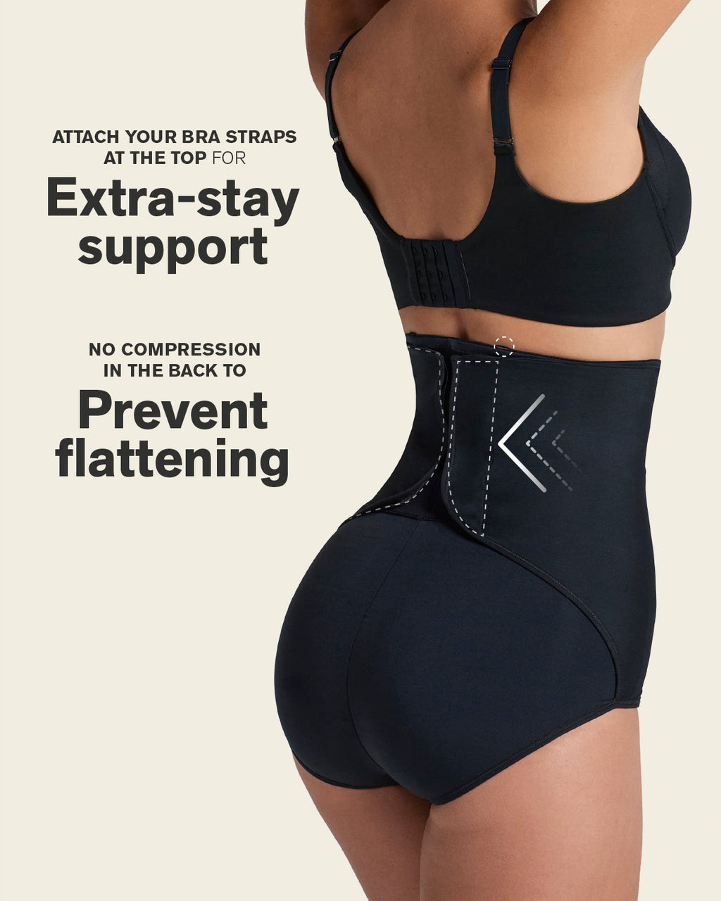 Firm Compression Post Surgical Panty w/ Adjustable Belly Wrap