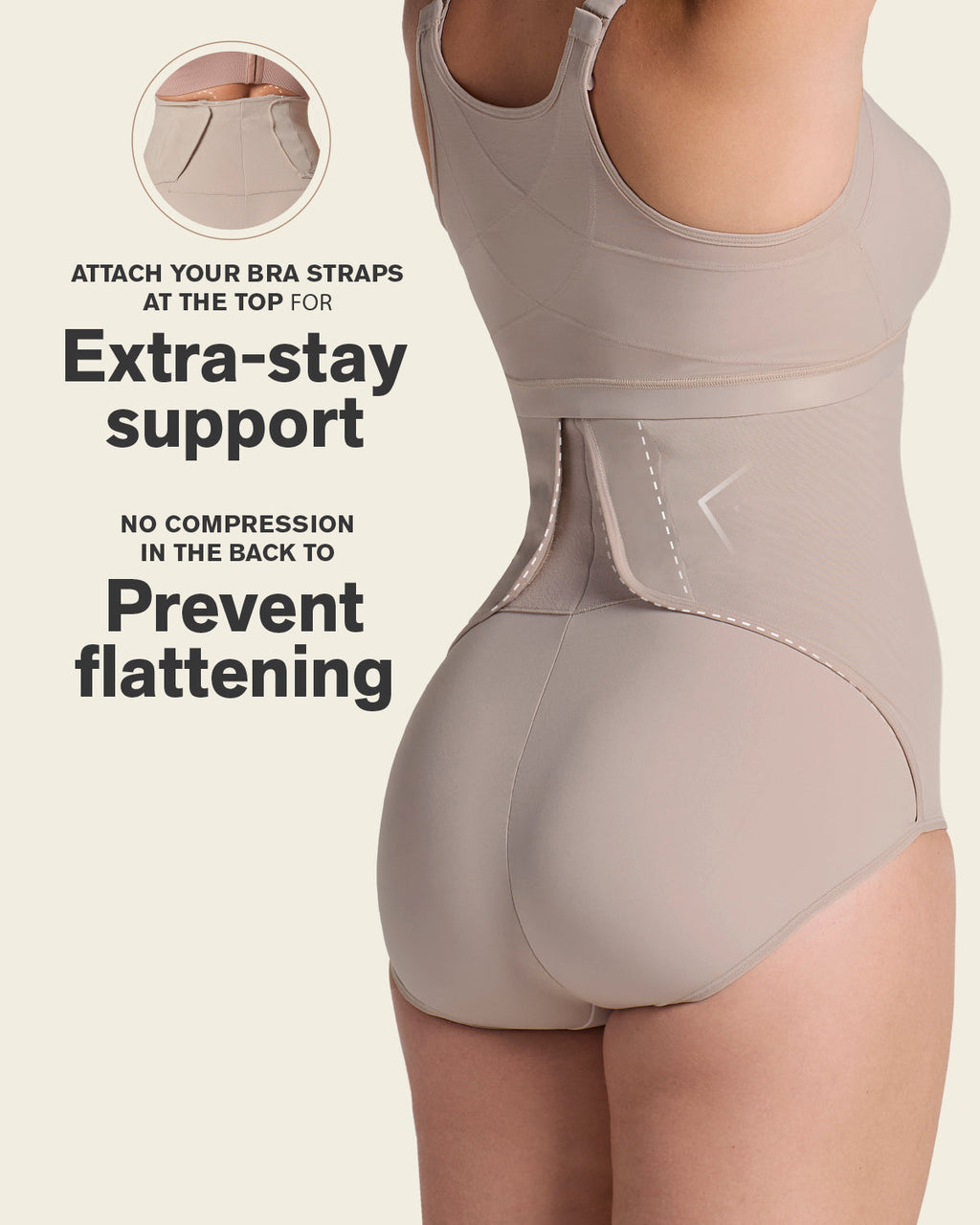 Firm Compression Post Surgical Panty w/ Adjustable Belly Wrap