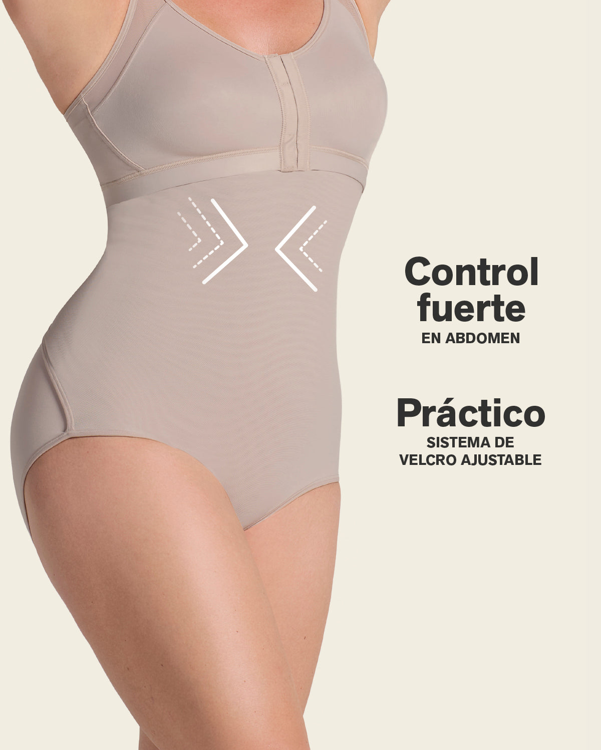 Firm Compression Post Surgical Panty w/ Adjustable Belly Wrap