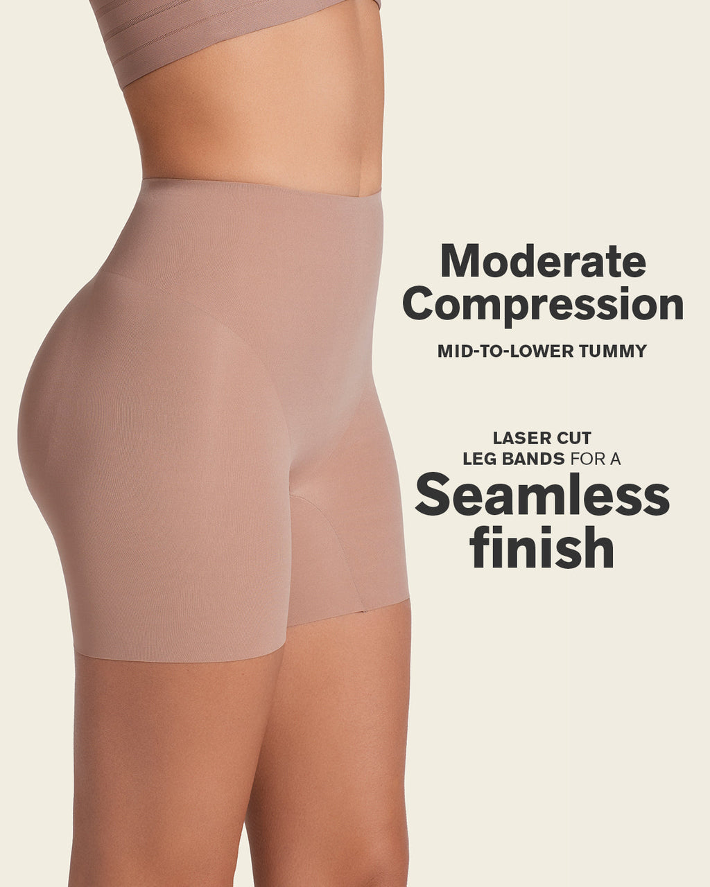 PadUp Panty & PadUp Short in Nude