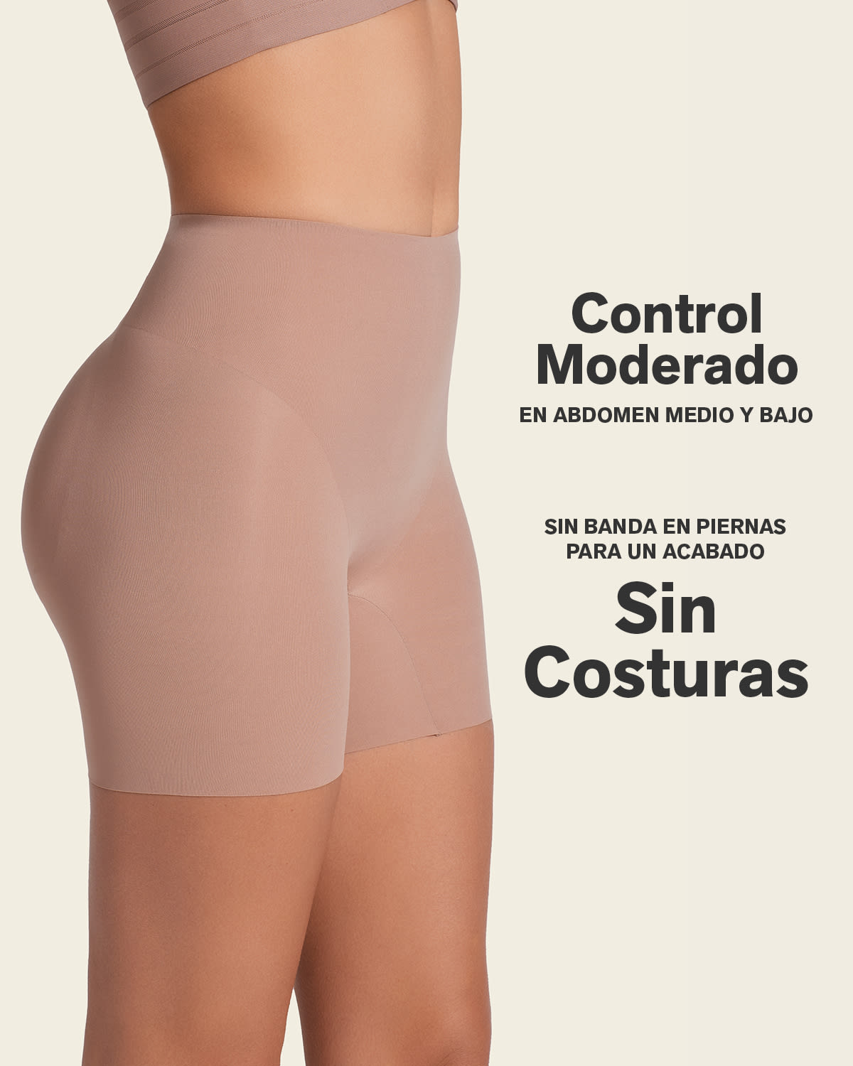 PadUp Panty & PadUp Short in Nude