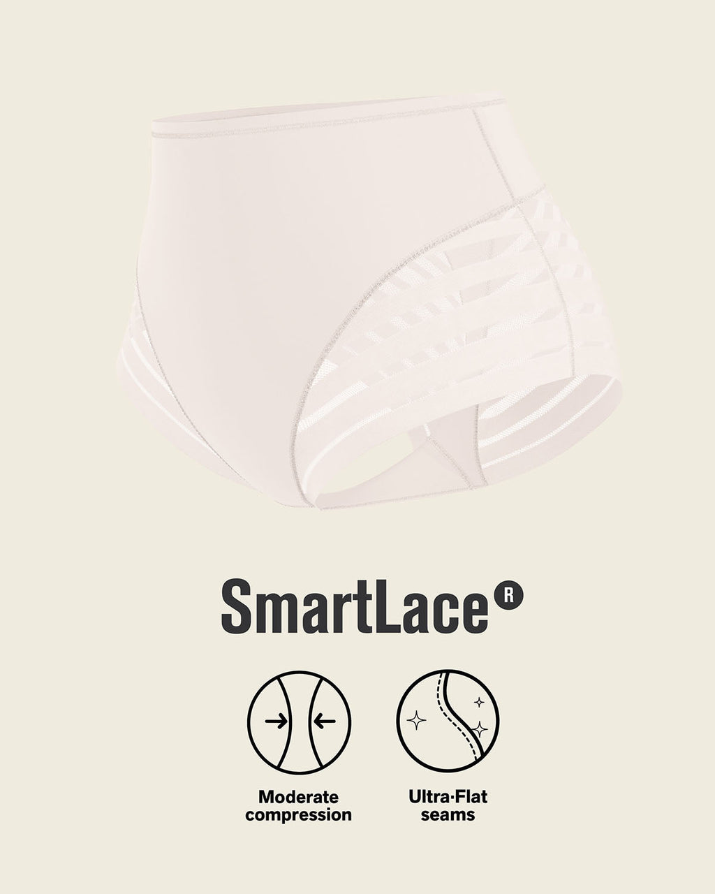 Daily Bra & Stripe Undetectable in White