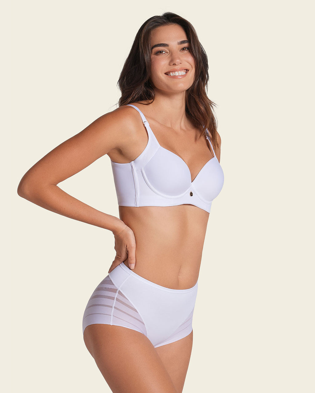 Daily Bra & Stripe Undetectable in White