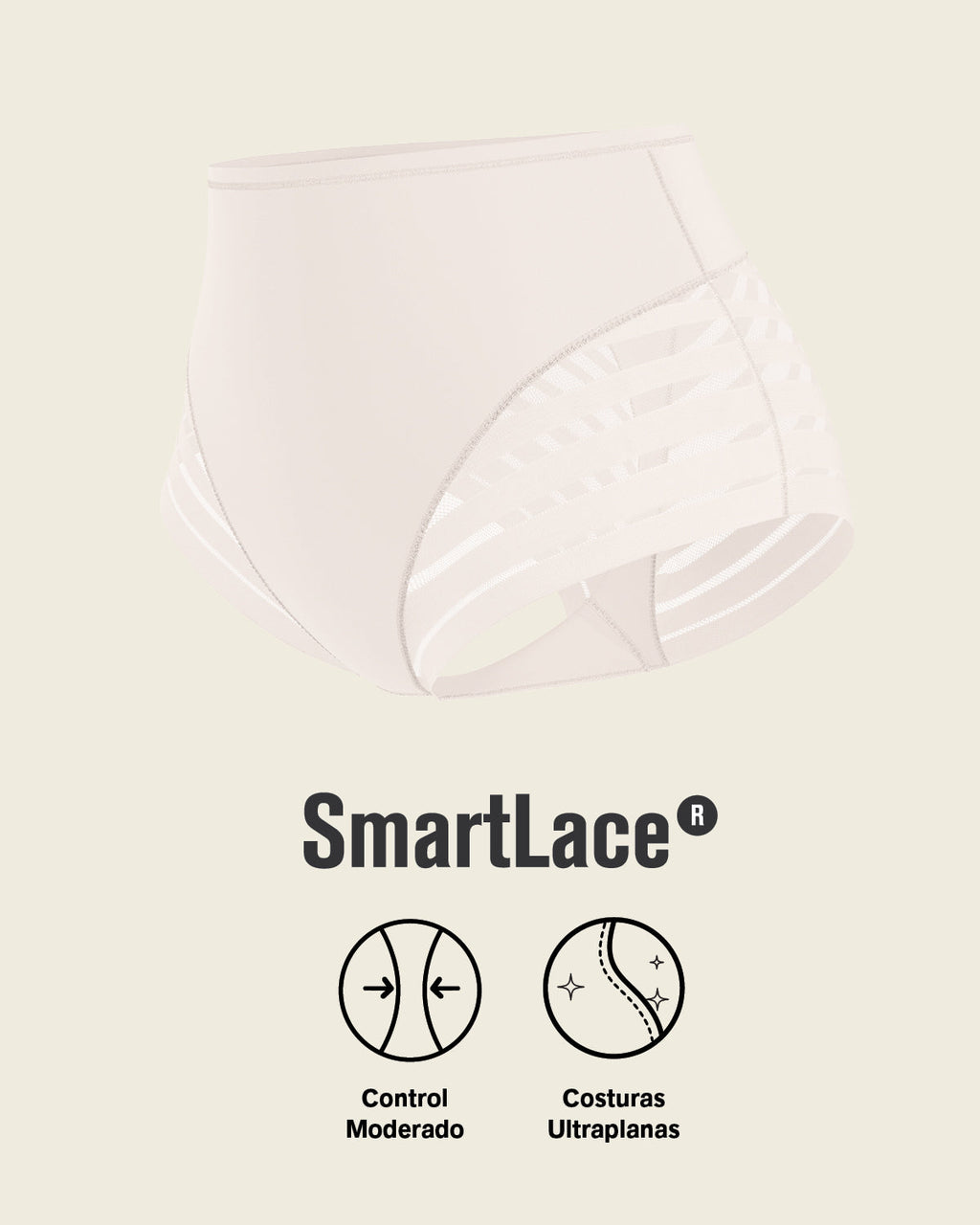 Everyday Bra + Stripe Undetectable Shaper Panty in White
