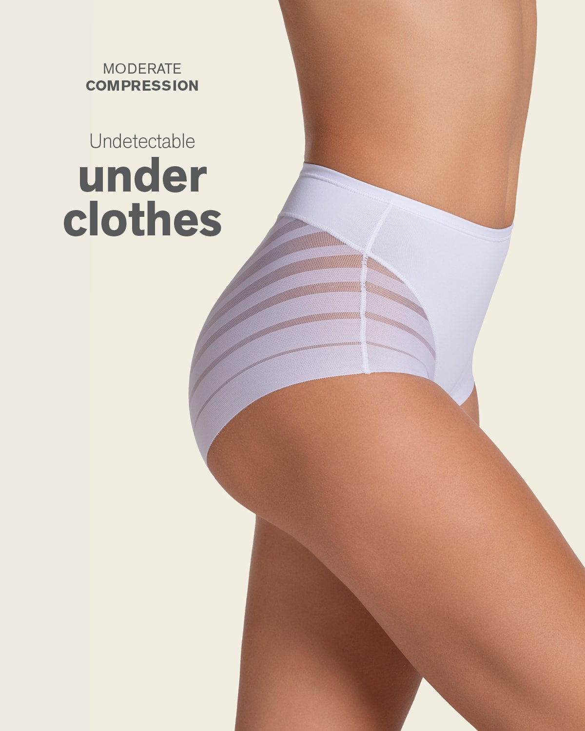 Daily Bra & Stripe Undetectable in White