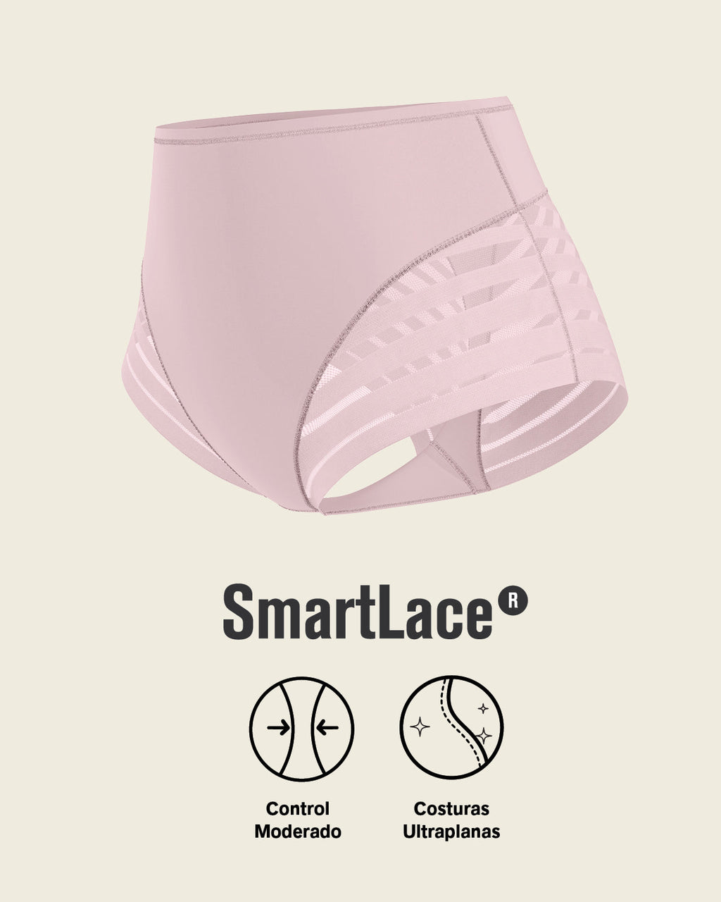 Everyday Bra + Stripe Undetectable Shaper Panty in Rosewood