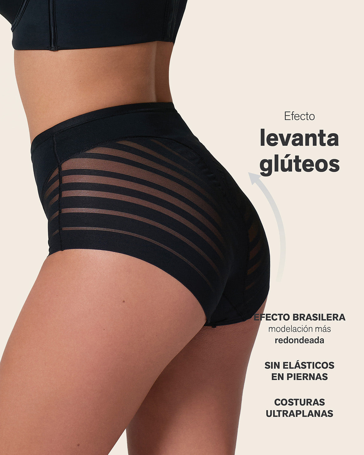 Daily Bra & Stripe Undetectable in Black