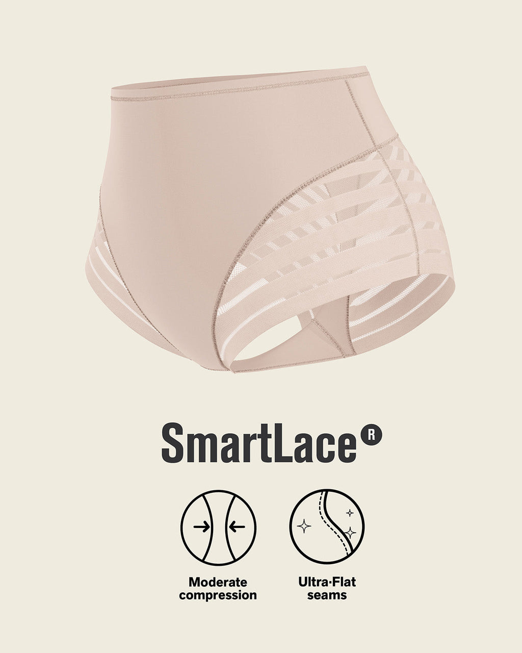 Daily Bra & Stripe Undetectable in Nude