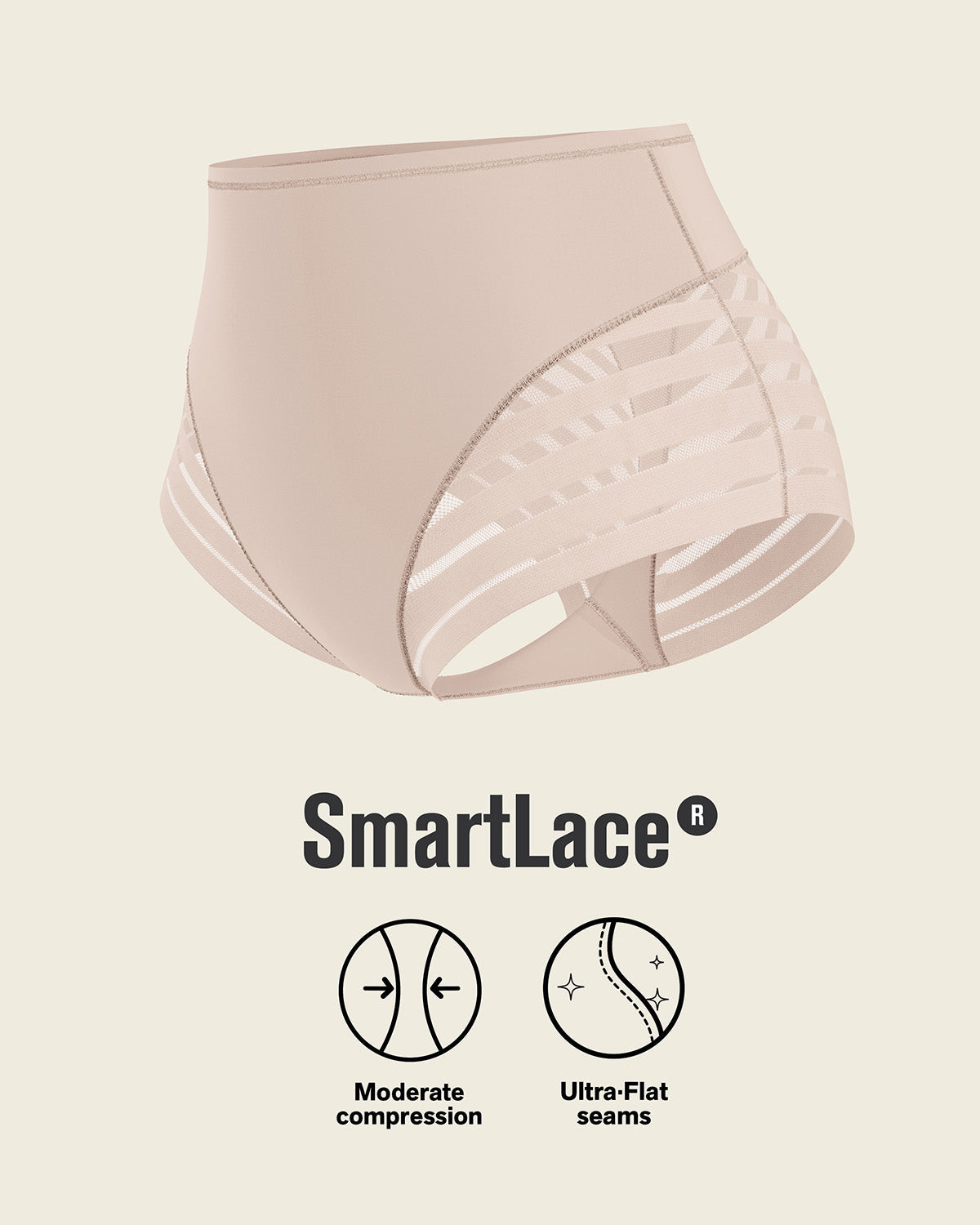 Daily Bra & Stripe Undetectable in Nude