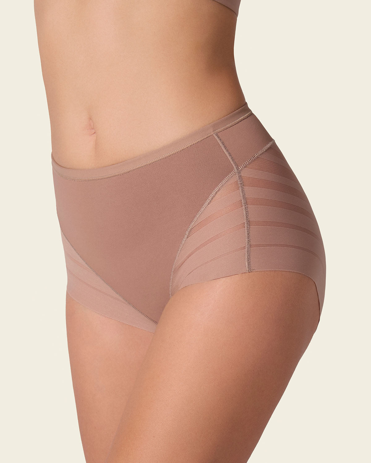 PowerStay Short & Stripe Undetectable Panty Bundle in Nude